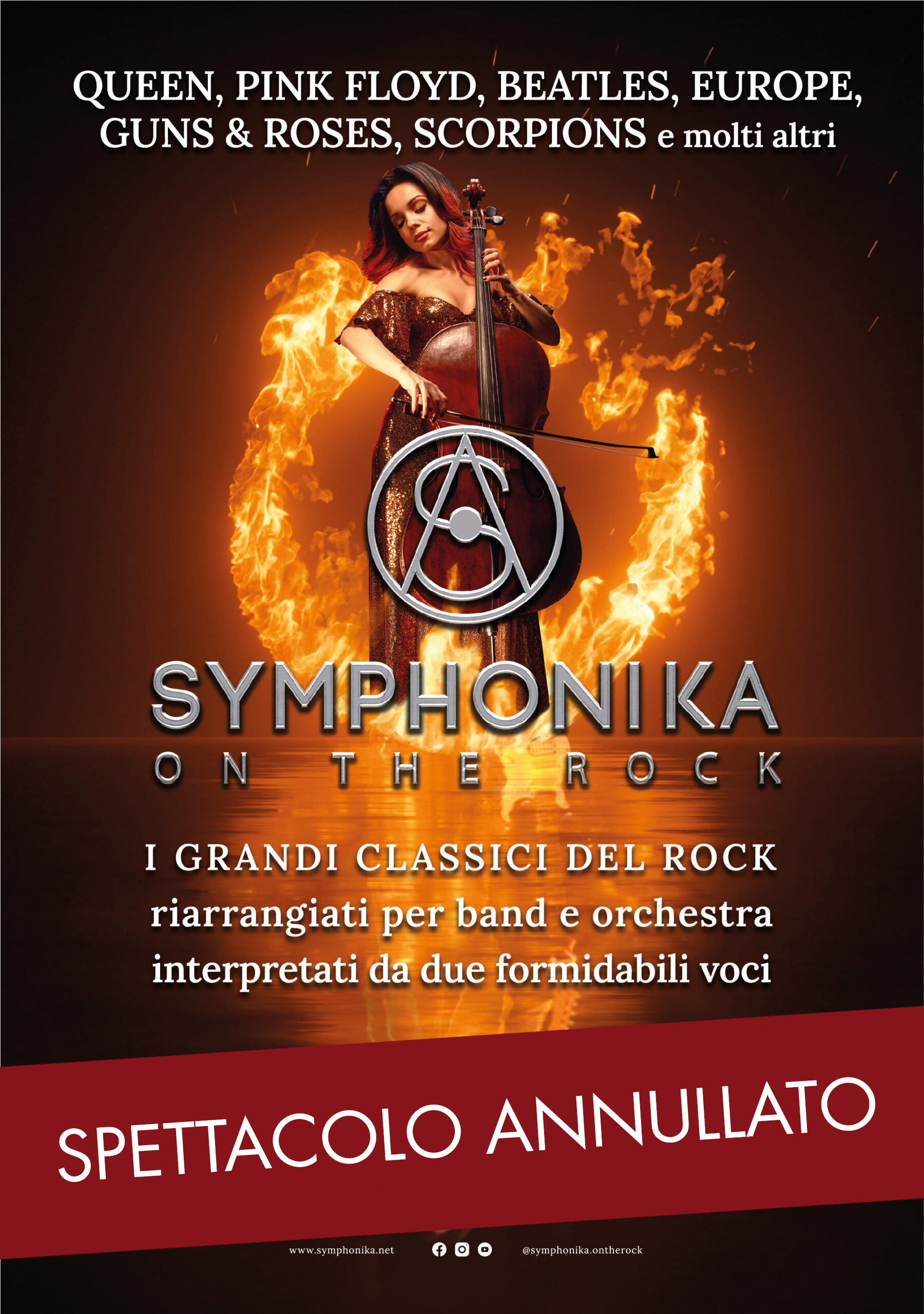 SYMPHONICA on the rock SPETTACOLO ANNULLATO!