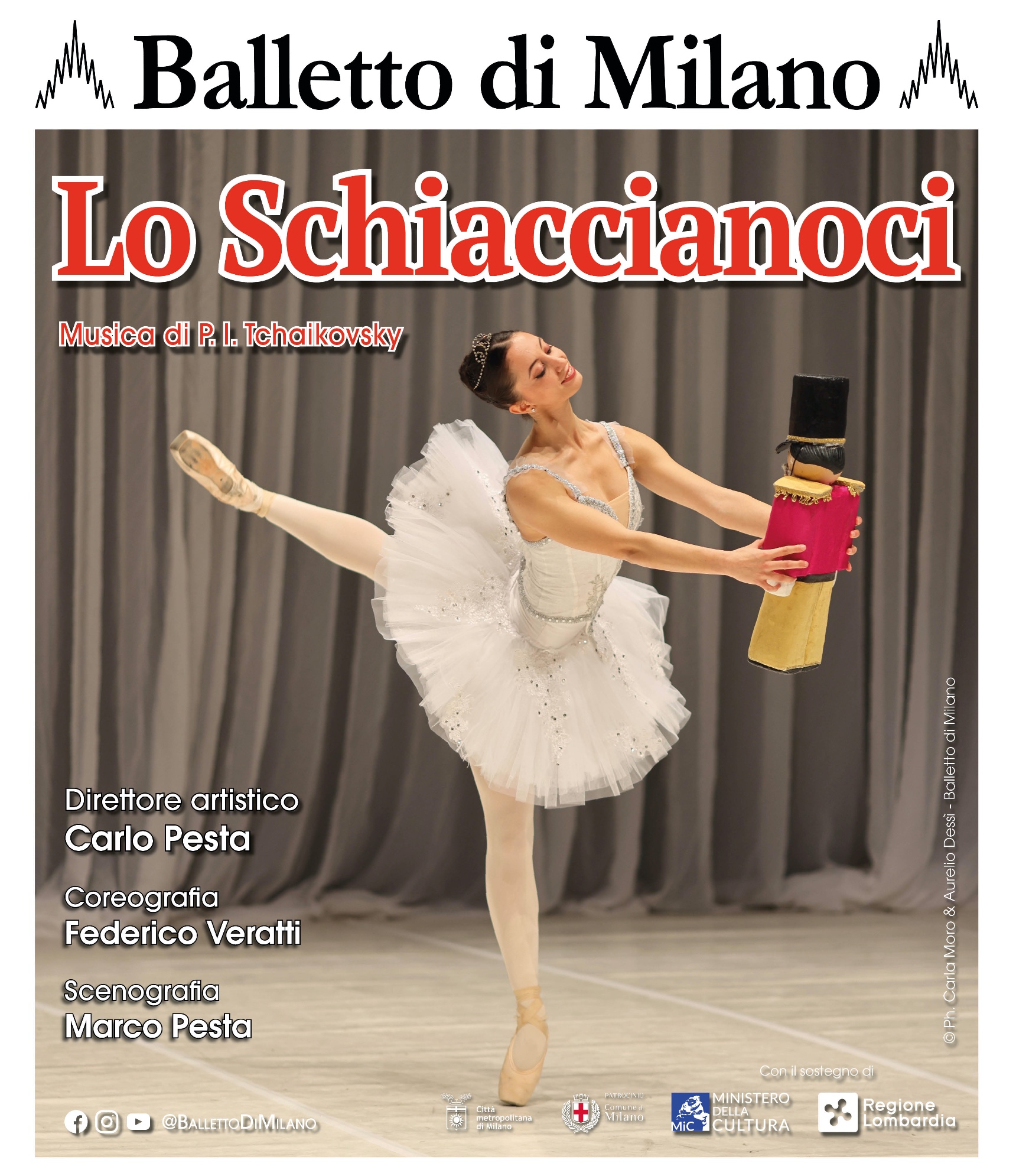 LO SCHIACCIANOCI – Balletto di Milano 24 NOVEMBRE 2023 - Venerdì ORE 21.00