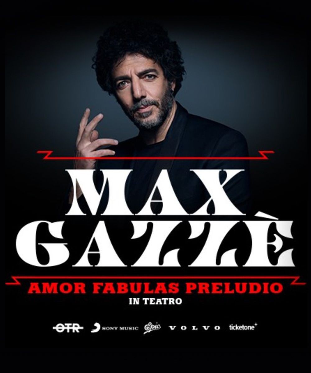 Max Gazzè in CONCERTO 22 DICEMBRE 2024 - venerdì ore 21.00