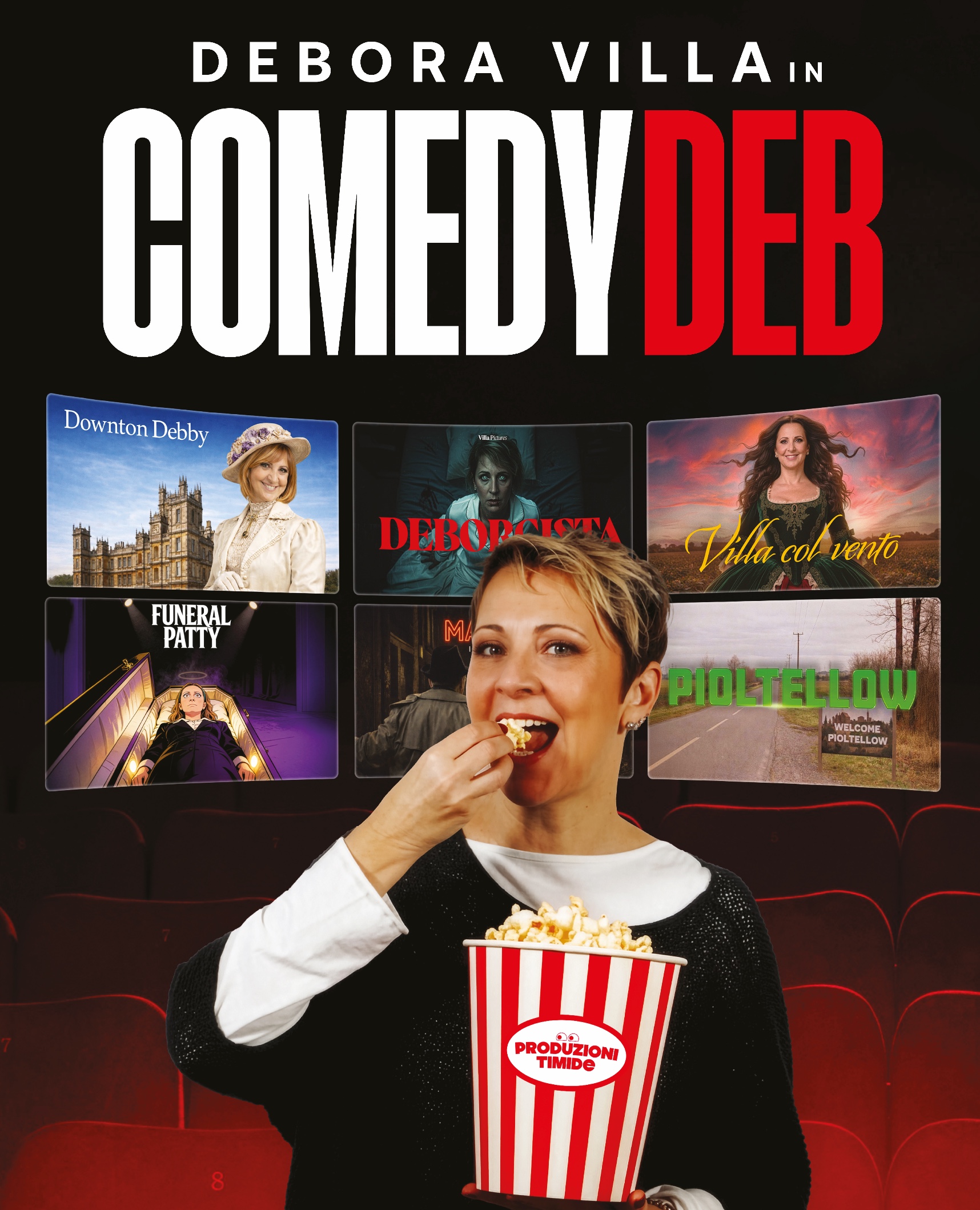 Debora Villa in “ComedyDeb” 14 MAGGIO 2027 - venerdì ore 21.00